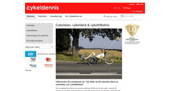 Desktop Screenshot of cykeldennis.se